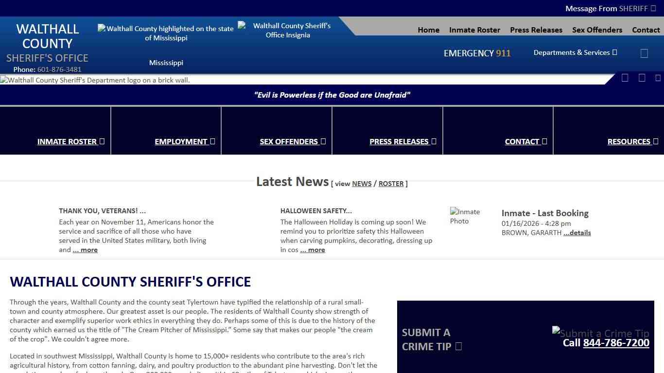 Walthall County MS Sheriff's Office